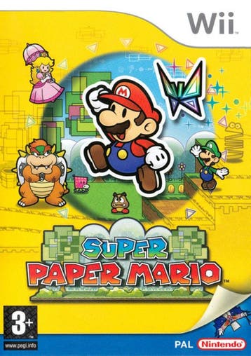 Wii Super Paper Mario, Verzenden, Zo goed als nieuw