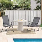 Tuinstoel / Kampeerstoel Calena - Set van 4 - Opvouwbaar - V, Tuin en Terras, Tuinstoelen, Verzenden, Nieuw