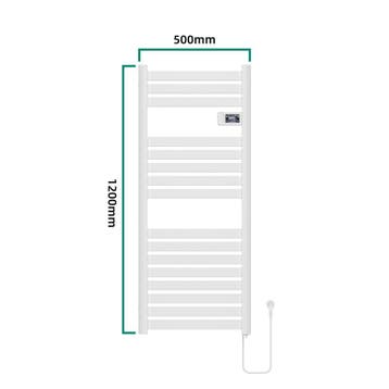 pro.tec Handdoekradiator Ringebu elektrisch 120x50x4,3 cm wi, Verzenden, Nieuw