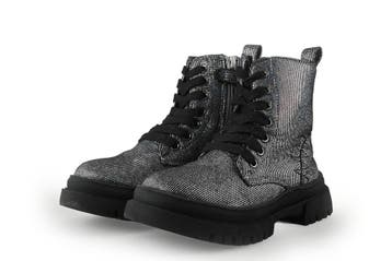 Milo &amp; Mila Boots Meisjes in maat 28 Zilver, Verzenden, Jongen of Meisje, Schoenen, Zo goed als nieuw