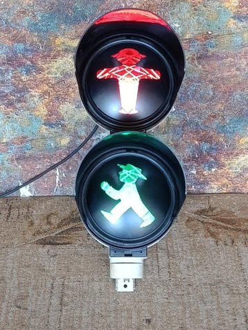 Stoplicht - Kunststof, metaal, glas - Ampelmännchen