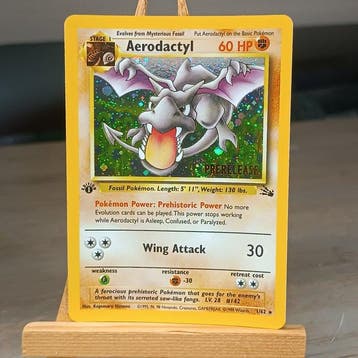 Pokémon - 1 Card - Aerodactyl first edition Prerelease First, Nieuw