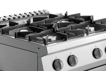 Bartscher Gasfornuis Serie 700 | 70040 EB11 | 4 Pitten | Con, Ophalen of Verzenden, Nieuw in verpakking