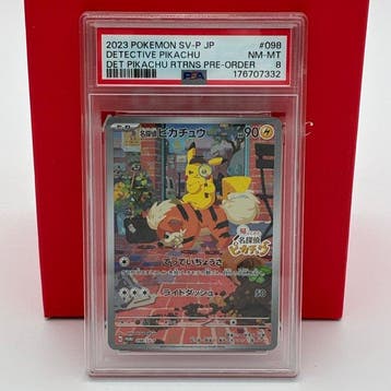 Pokémon - 1 Graded card - Detective Pikachu 098 Foil, Promo, Nieuw