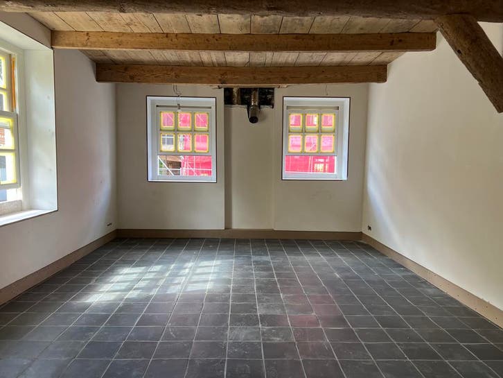 Blauw / grijze estrikken / boeren landelijke plavuizen 22x22, Doe-het-zelf en Verbouw, Tegels, 20 tot 40 cm, 20 tot 40 cm, 10 m² of meer