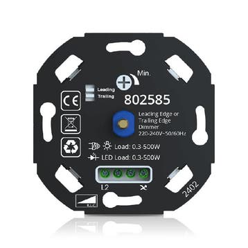 LED dimmer voor panelen | 0.3-500 watt | Universeel | Fase, Doe-het-zelf en Verbouw, Elektra en Kabels, Verzenden, Nieuw, Overige typen