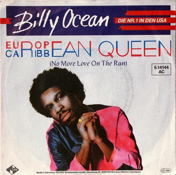 vinyl single 7 inch - Billy Ocean - European Queen (No Mo..., Cd's en Dvd's, Vinyl Singles, Zo goed als nieuw, Verzenden