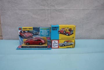 Corgi 1:43 - Modelauto (3) - 3 x 1960s Corgi Toys, Nieuw