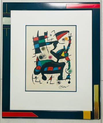 Joan Miro (1893-1983) - Oda a Joan Miró (with beautiful