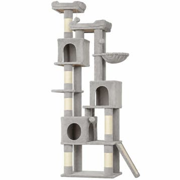 Krabpaal Groot, 200 Cm Hoog Met 2 Bedden, 3 Grotten, Hangmat, Verzenden, Nieuw