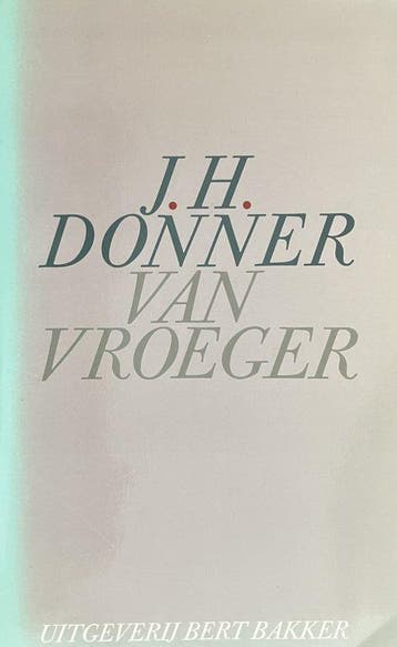 Van vroeger - Donner 9789035105898, Verzenden, Gelezen, Donner