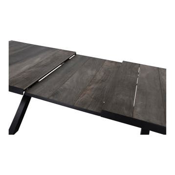 Tuintafel Castilla Negro Uitschuifbaar 205/265 cm Lesli, Verzenden, Nieuw