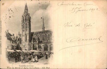Frankrijk - Caudebec en Caux - Ansichtkaart (143) -, Gelopen