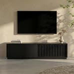 *WOONWINKEL* TV Meubel Met Schuifdeur Zwart, Verzenden, Nieuw