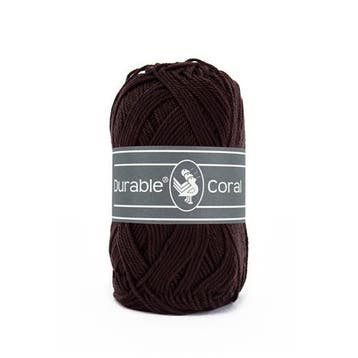 Durable Coral 2230 Dark Brown - Haakgaren / Breigaren, Ophalen of Verzenden, Nieuw, Breien of Haken, Wol of Garen