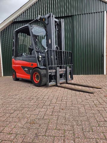 Linde E50 Elektrische Heftruck. BJ 2018, Triplex, 1700 uur!, Linde, Heftruck, Ophalen of Verzenden, Meer dan 4000 kg