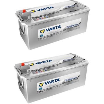 2 X Varta Promotive Sli M18 Accu 12V 180Ah, Verzenden
