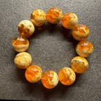 Exclusieve armband met Baltisch barnsteen kralen, 19 mm,