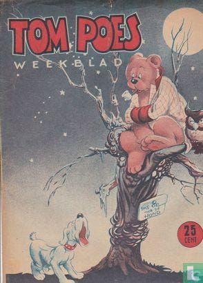 Bas en van der Pluim - Tom Poes weekblad 8 - 1948, Eén stripboek, Verzenden, Gelezen, Godhelp, Frits, Klooster, Ben van 't, Kresse, Hans G., Lensen, Wim, Mooij van Wieringen, Wim de, Nielsen, Jan, Ringrose, James, Sprenger, Henk, Toonder Studio's, Toonder, Margje, Toonder, Marten.