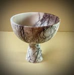 Kiwano - Tafelmiddenstuk - Marmer - Grote marmeren kom