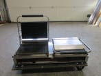 CaterChef Contactgrill, Dubbel contactgrill, geribbeld, Gebruikt