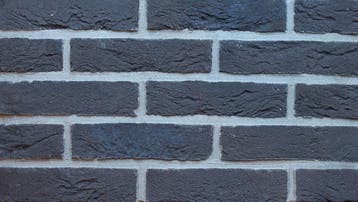 art. 1107 handvorm zwart blauw nuance waalformaat, Nieuw, Bakstenen