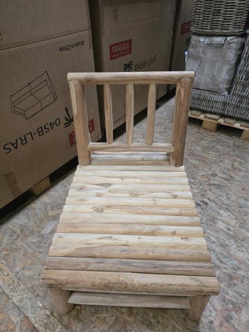 Showroommodel Piton middenelement teak, Ophalen of Verzenden, Nieuw