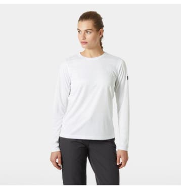 Helly Hansen Crew Shirt met Lange Mouwen | Dames | Wit, Ophalen of Verzenden, Nieuw, Helly Hansen