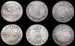 Spanje. Felipe V, Carlos III y Fernando VII. 2 Reales