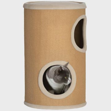 Kattenkrabpaal Toren met 2 Niveaus en Sisal Bekleding - Ø 35, Verzenden, Nieuw
