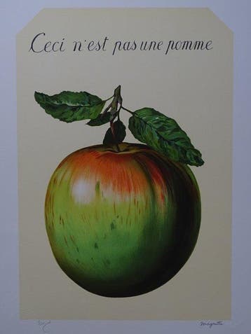 René Magritte (1898-1967) - Ceci nest pas une pomme