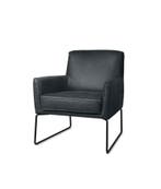 Fauteuil Bach - fauteuils - Zwart, Huis en Inrichting, Stoelen, Nieuw, Zwart, Leer