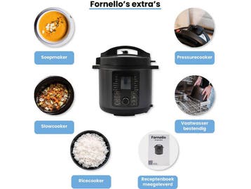 Fornello Supremo Multicooker - Multicooker - 17 automatische, Verzenden, Zo goed als nieuw