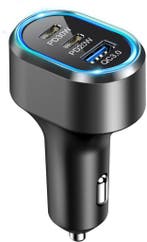 Autolader – Snellader sigarettenaansteker – USB-A + 2x, Ophalen of Verzenden, Nieuw