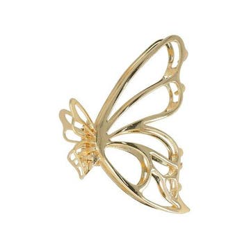 Haarspeld Haarklem 7cm – Vlindervorm – Metaal – Goud, Nieuw