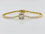 Armband - 14 karaat Geel goud - 3.00ct. tw. Diamant, Nieuw