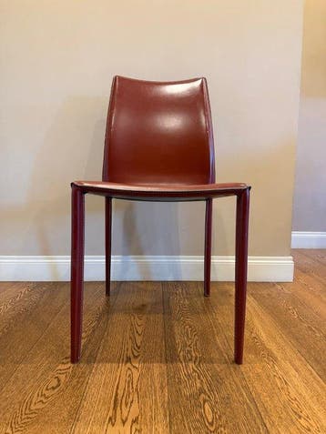 Calligaris - Archirivolto Design - Stoel (6) - Huid - Leder,, Antiek en Kunst
