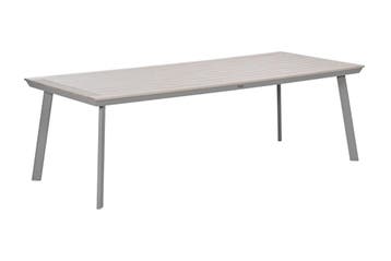 GI Vigo Dining tuintafel 230x100 cm. - Taupe/Light Teak, Verzenden, Nieuw, Rond, Overige materialen