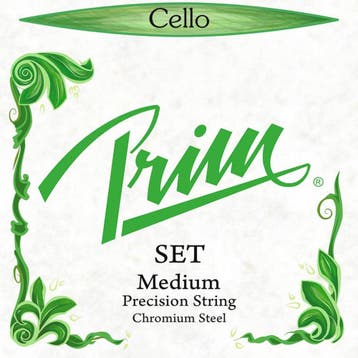 Prim PR-3010 cello string set 4/4, medium, chromium steel, Muziek en Instrumenten, Ophalen of Verzenden, Nieuw