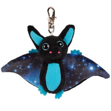 Pluche vleermuis knuffel - zwart/blauw - 9 cm, Kinderen en Baby's, Speelgoed | Knuffels en Pluche, Verzenden, Nieuw