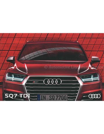 2016 AUDI SQ7 BROCHURE NEDERLANDS, Boeken, Nieuw, Audi, Author