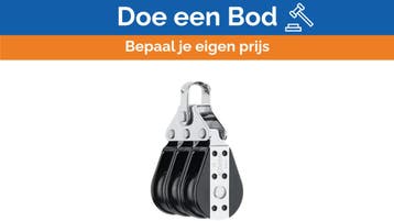 Bieden: Harken 129 38 mm Triple Big Bullet Block, Ophalen of Verzenden, Nieuw, Toebehoren