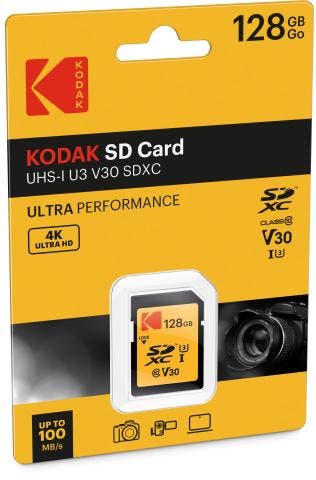 Kodak MSD 128GB UHS-I U3 V30 A1 Ultra, Ophalen of Verzenden, Nieuw, Kodak