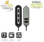 Ewent | Lader | 12 V | 5 Poorts | 5x USB | 54 W | 10.8 A, Verzenden, Nieuw