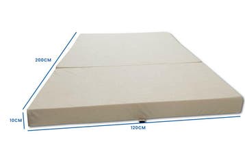 Reismatras 10cm dik | Compact | Beste Prijs, Nieuw, Ophalen of Verzenden, 100 cm of meer, Matras