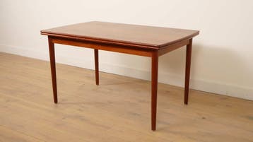 Vintage eettafel | Uitschuifbaar | Teak | Bootmodel, Ophalen of Verzenden, Nieuw