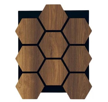 Hexagon Vilt Woodie Paneel Dark, Nieuw