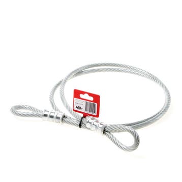 OUTLET Kelfort Slotkabel 8-10mm pvc-2 ogen van 100cm, Ophalen of Verzenden, Nieuw