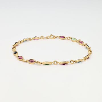 Armband - 18 karaat Geel goud, Sieraden, Tassen en Uiterlijk, Nieuw