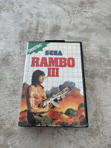 Sega - Master System - Rambo III - Videogame - In originele, Nieuw